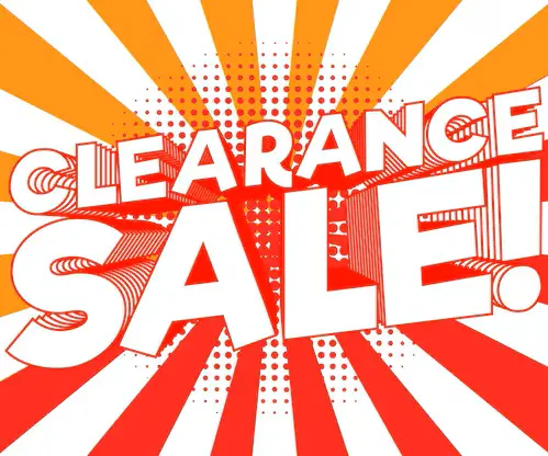 Clearance Sale