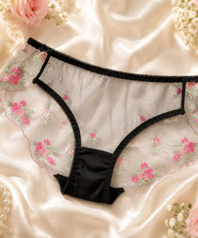 Full Net Embroided Charming Panty (RPN010)
